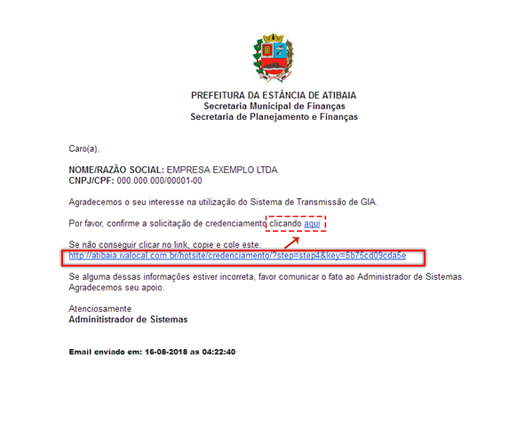 Confirmar e-mail